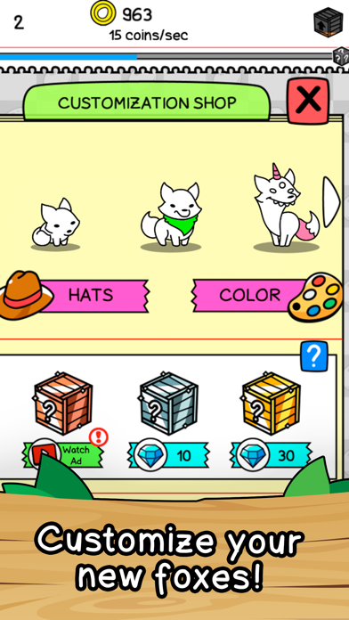 Fox Evolution - Clicker Game screenshot 1