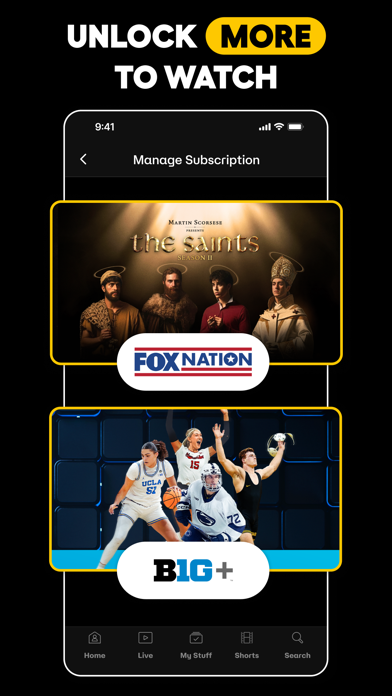 FOX One: Live News, Sports, TV screenshot 1