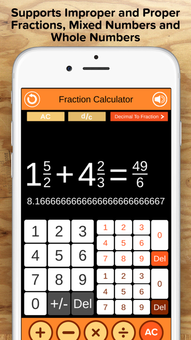 Fraction Calculator + Decimals screenshot 3