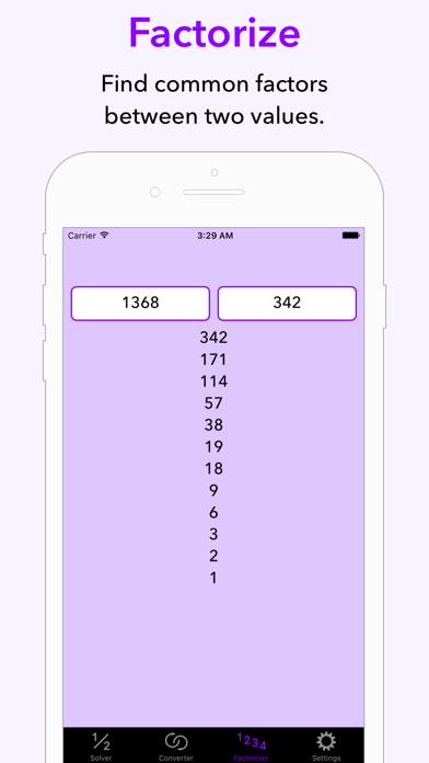 Fraction Help screenshot 1