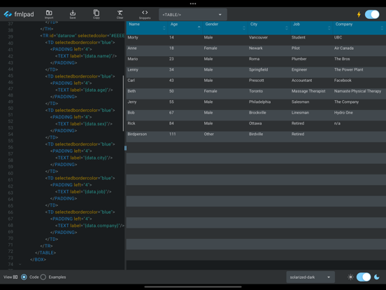 Framework Markup Language screenshot 4
