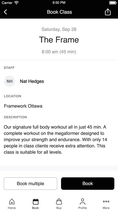 Framework Ottawa screenshot 1