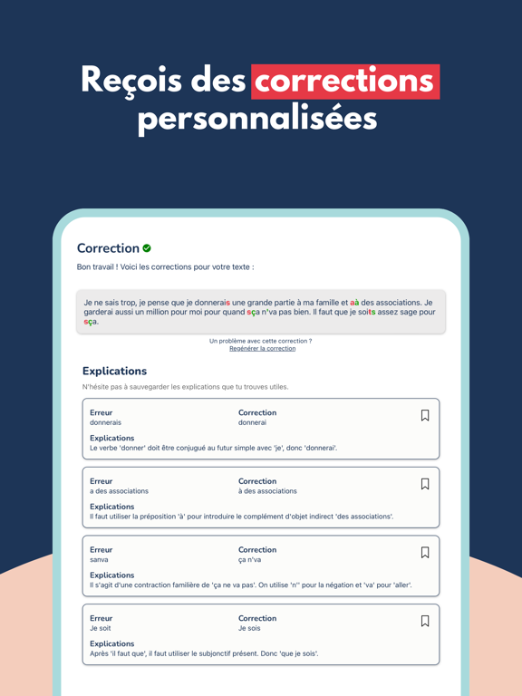 Français sans Fautes - Grammar screenshot 3