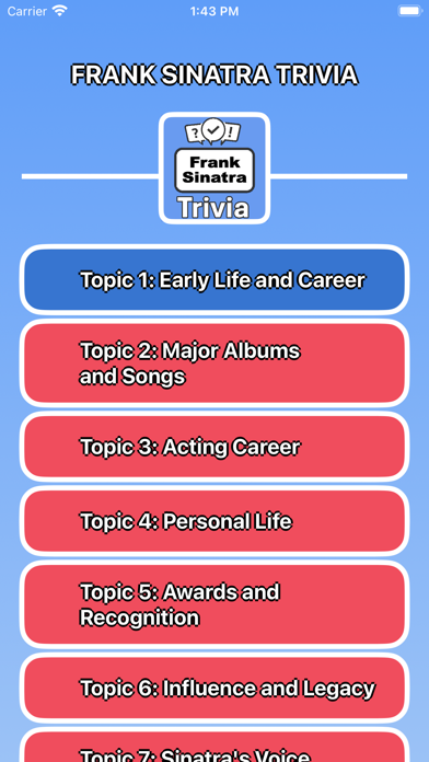 Frank Sinatra Trivia screenshot 3