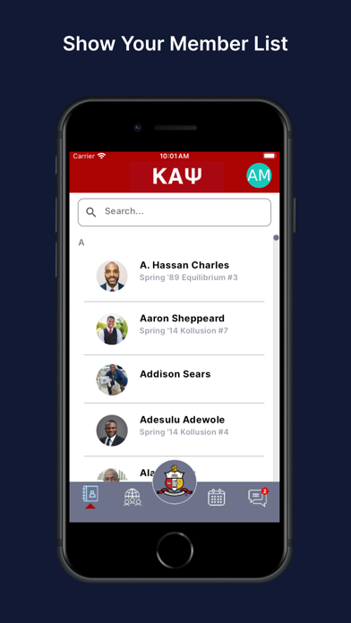 Fraternity App screenshot 3
