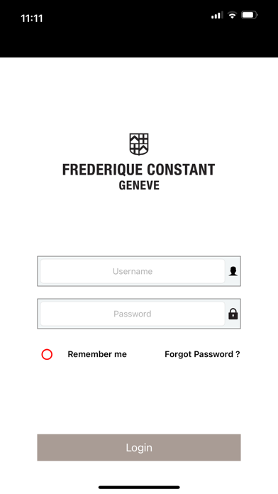 Frederique Constant eWarranty screenshot 1