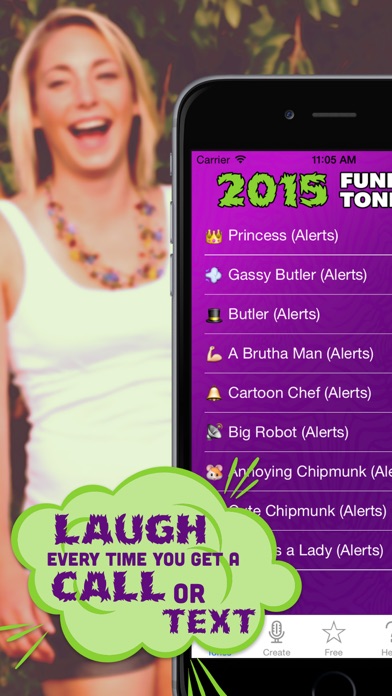 Free 2015 Funny Tones - LOL Ringtones and Alert Sounds screenshot 2