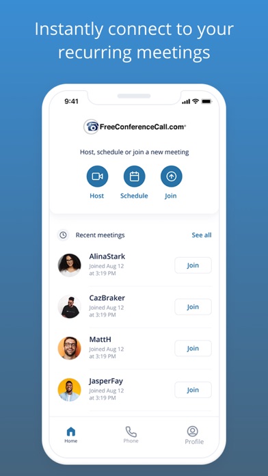 Free Conference Call screenshot 4