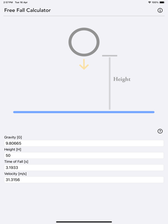 Free Fall Calculator screenshot 6