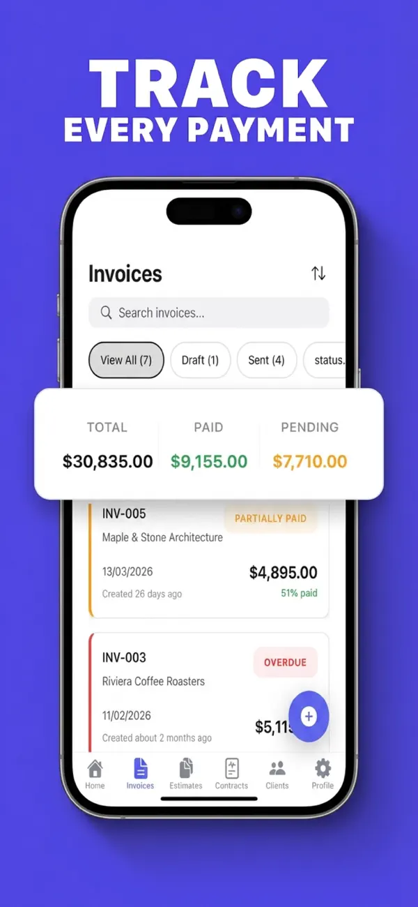 Free Invoice maker & Estimate screenshot 5