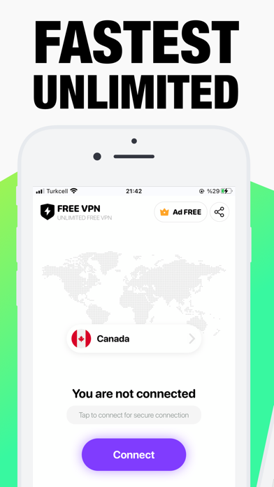 Free VPN – Fast & Secure Proxy screenshot 3