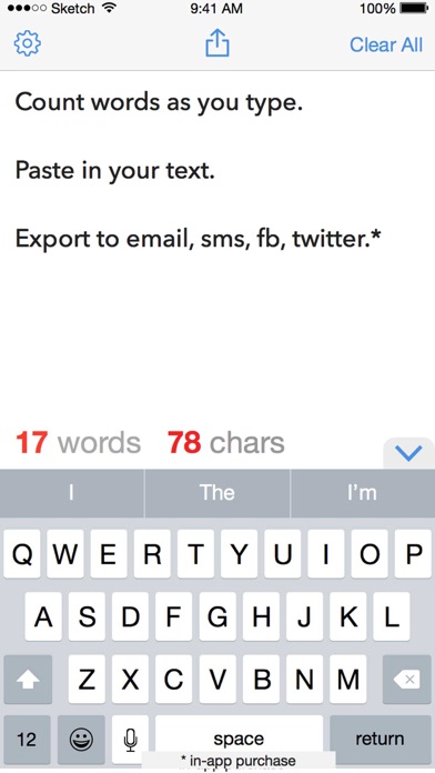 Free Word Count screenshot 3