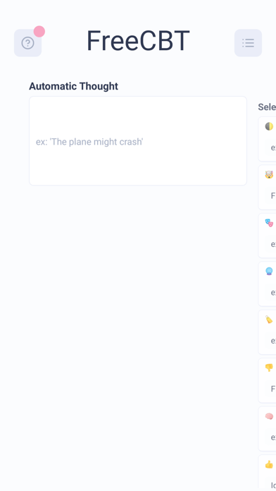 FreeCBT screenshot 3