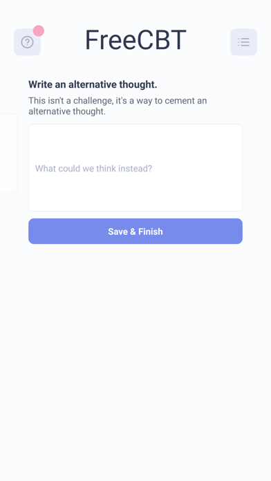 FreeCBT screenshot 1
