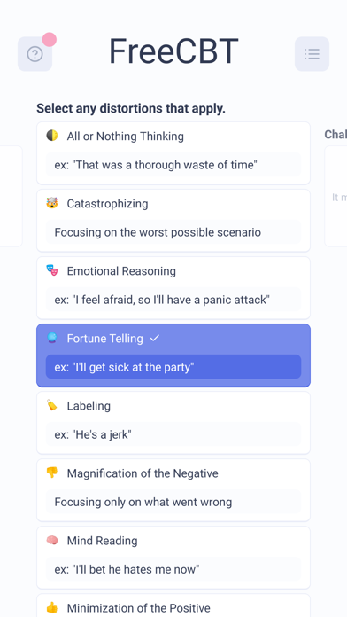 FreeCBT screenshot 2