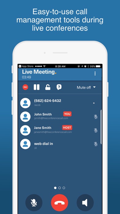 FreeConferenceCallHD Dialer screenshot 3