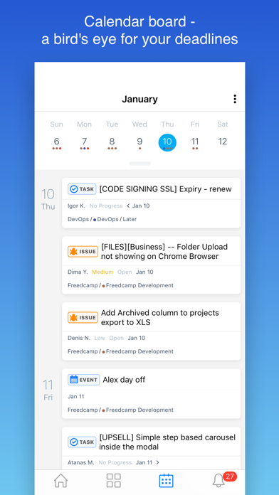 Freedcamp screenshot 1
