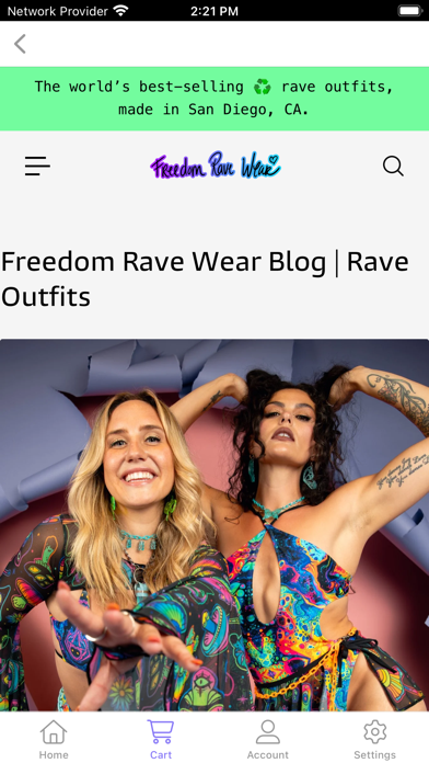 Freedom Rave Wear screenshot 1