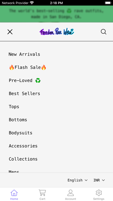 Freedom Rave Wear screenshot 4