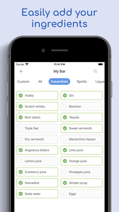 FreeFlow - Cocktail Recipes screenshot 1