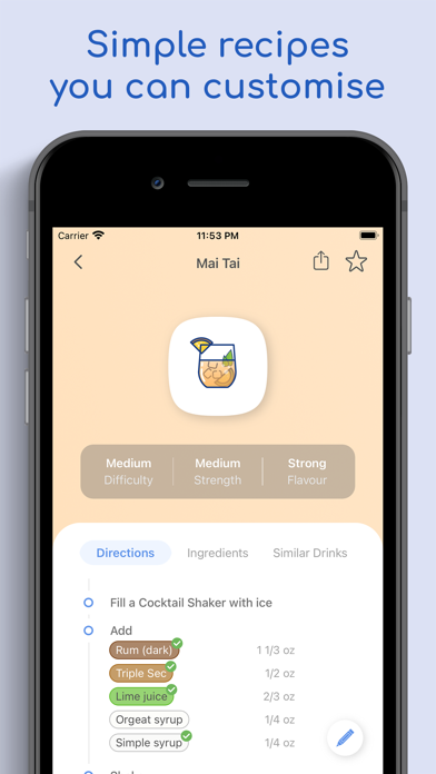 FreeFlow - Cocktail Recipes screenshot 9