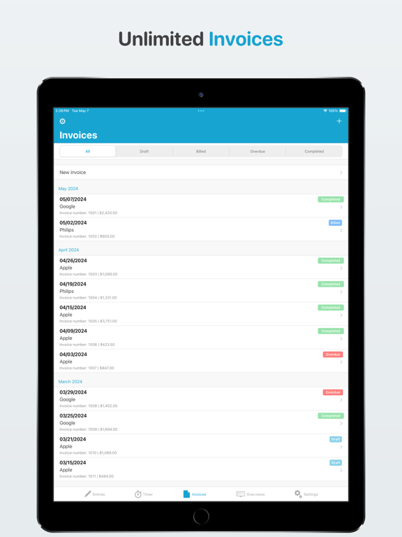 Freelance bookkeeping screenshot 6