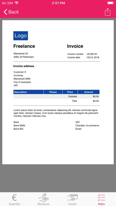 Freelancer Timesheet Invoice screenshot 8