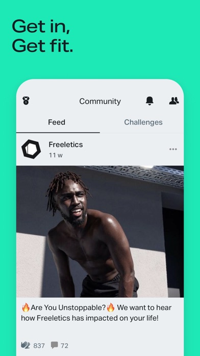Freeletics: Workouts & Fitness screenshot 1