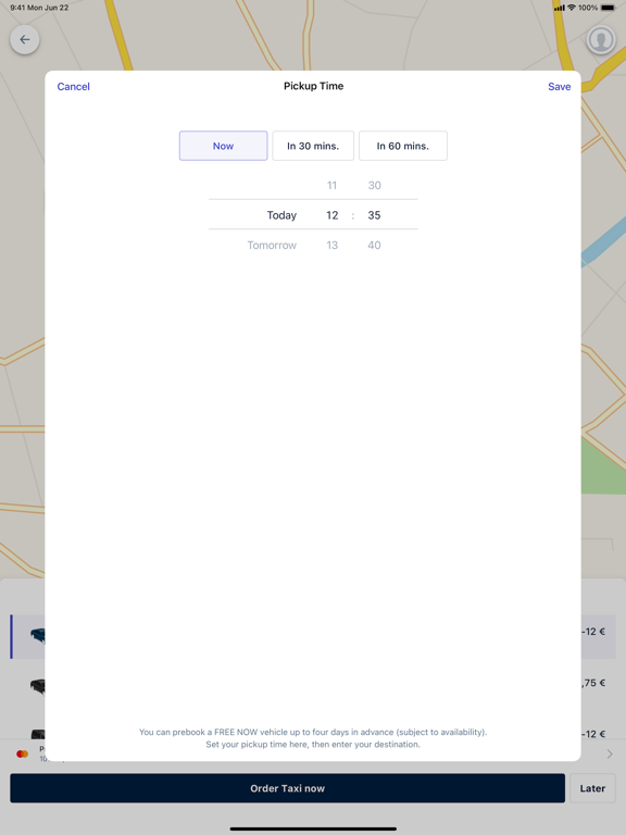 Freenow by Lyft - taxi & more screenshot 1