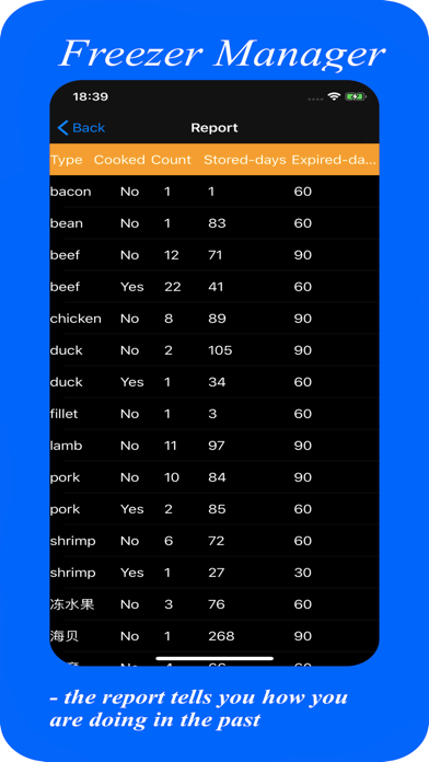 FreezerManager screenshot 2