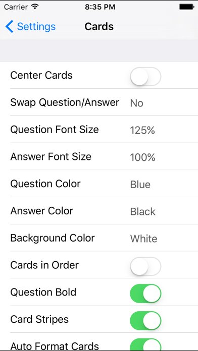 FreezingBlue Flashcards! screenshot 1