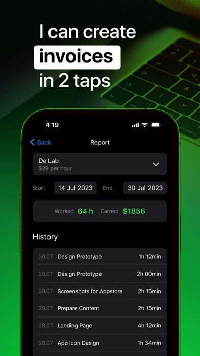 Fremo: Income & Time Tracker screenshot 4