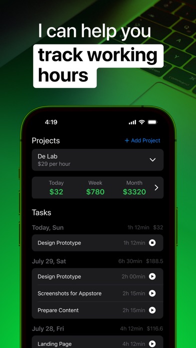 Fremo: Income & Time Tracker screenshot 5