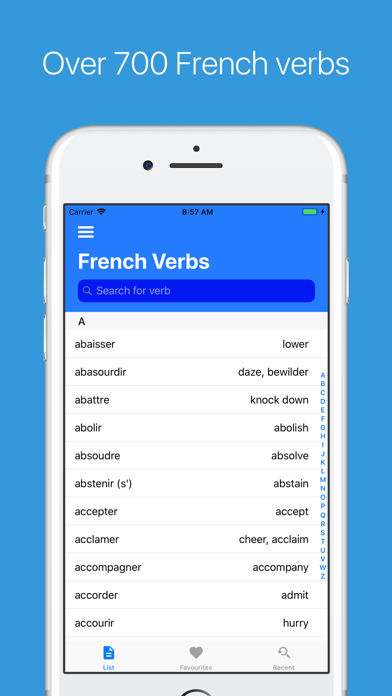 French Verb Conjugator Pro screenshot 2