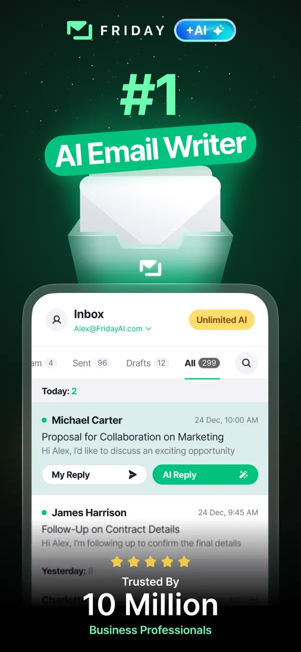 Friday AI Email Writer screenshot 6