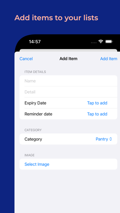 Fridge And Pantry Inventory screenshot 1