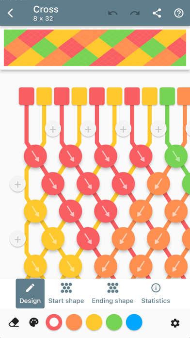 Friendship Bracelet Designer screenshot 1