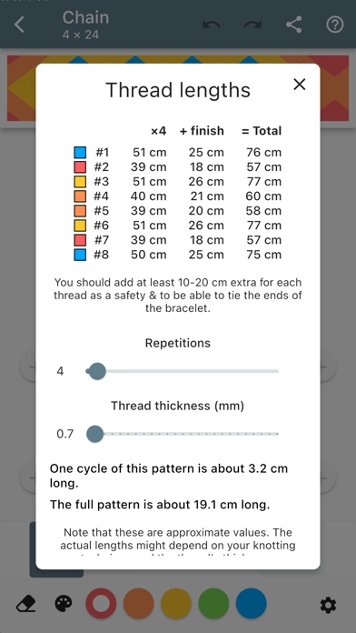 Friendship Bracelet Designer screenshot 3