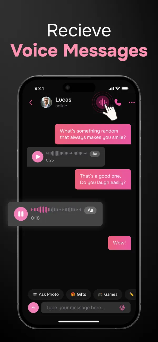 FriendX - Virtual AI Boyfriend screenshot 4