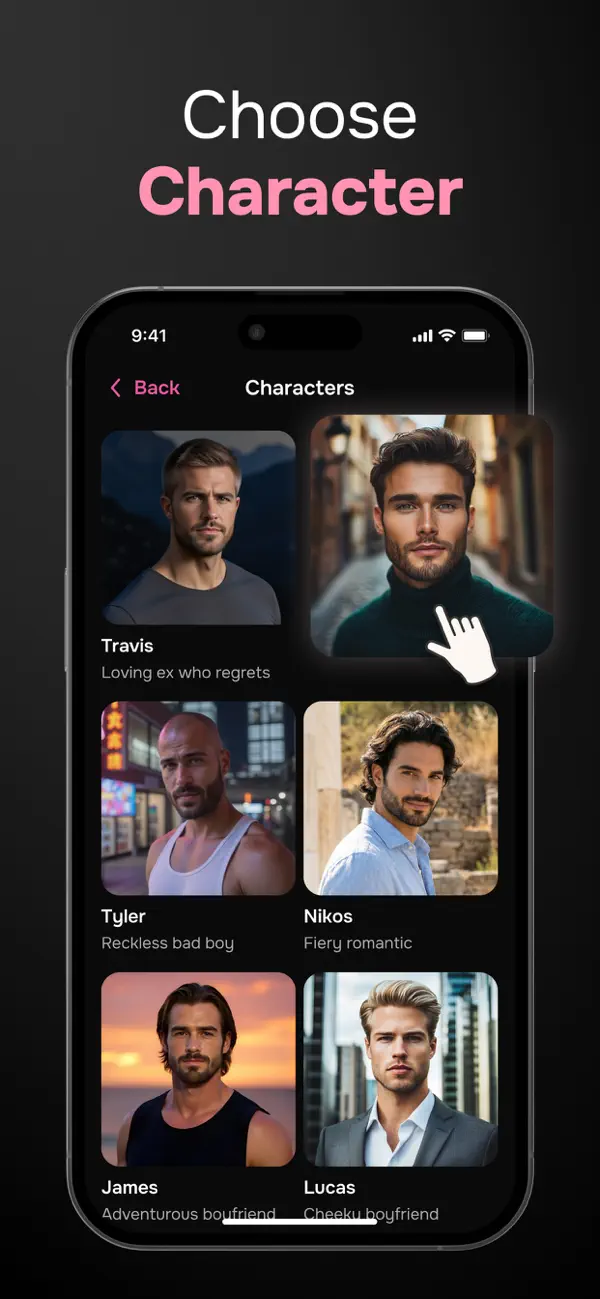 FriendX - Virtual AI Boyfriend screenshot 1