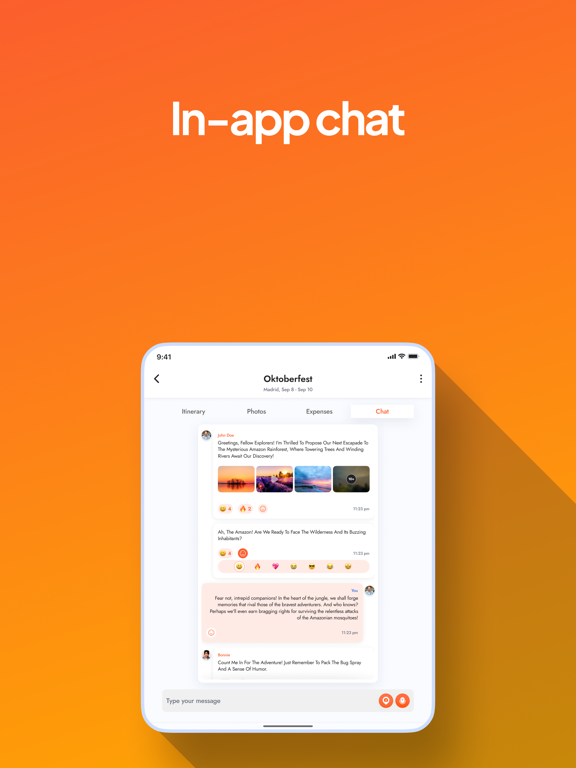 Frienzy: Group Travel Planner screenshot 1