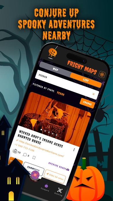 FrightMaps: Haunt Finder screenshot 2