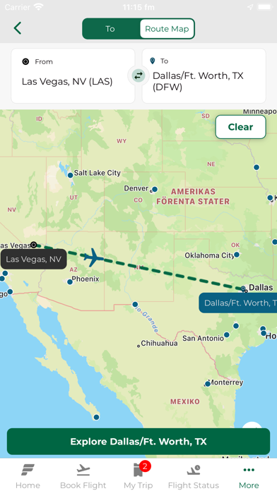 Frontier Airlines screenshot 1