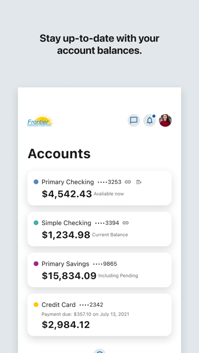 Frontier Community CU Mobile screenshot 3