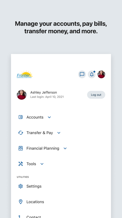 Frontier Community CU Mobile screenshot 1