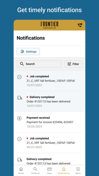 Frontier Cooperative Connect screenshot 2
