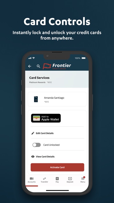 Frontier Credit Union screenshot 1
