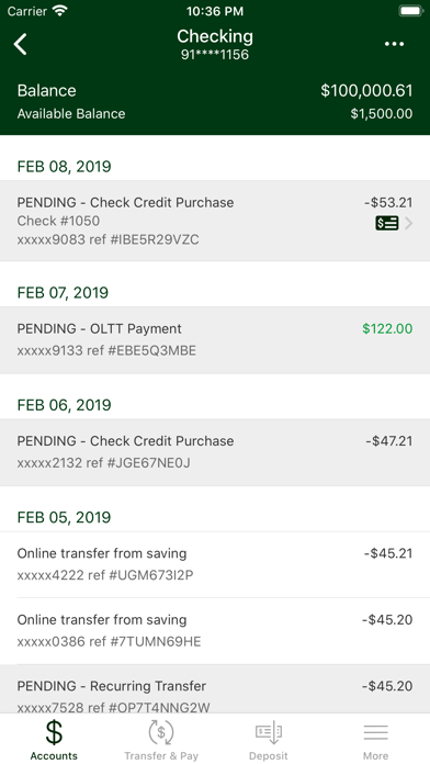 Frontier Mobile Banking screenshot 2