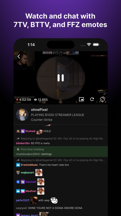Frosty for Twitch screenshot 4