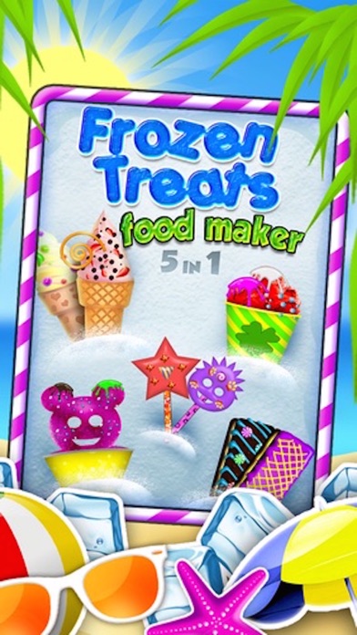 Frozen Treats Ice-Cream Cone Creator: Make Sugar Sundae! by Free Food Maker Games Factory screenshot 3